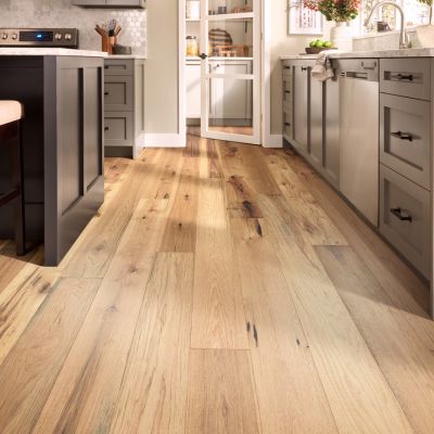 hardwood floors in a bright Tacoma kitchen